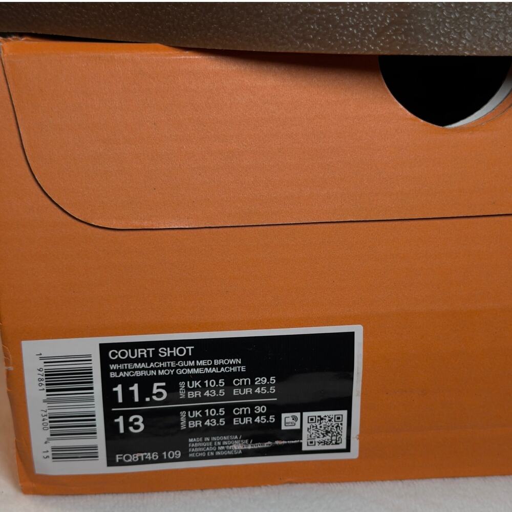 Nike Court Shot “White Malachite Gum” – FQ8146-109 | 11.5M - Picture 12 of 13
